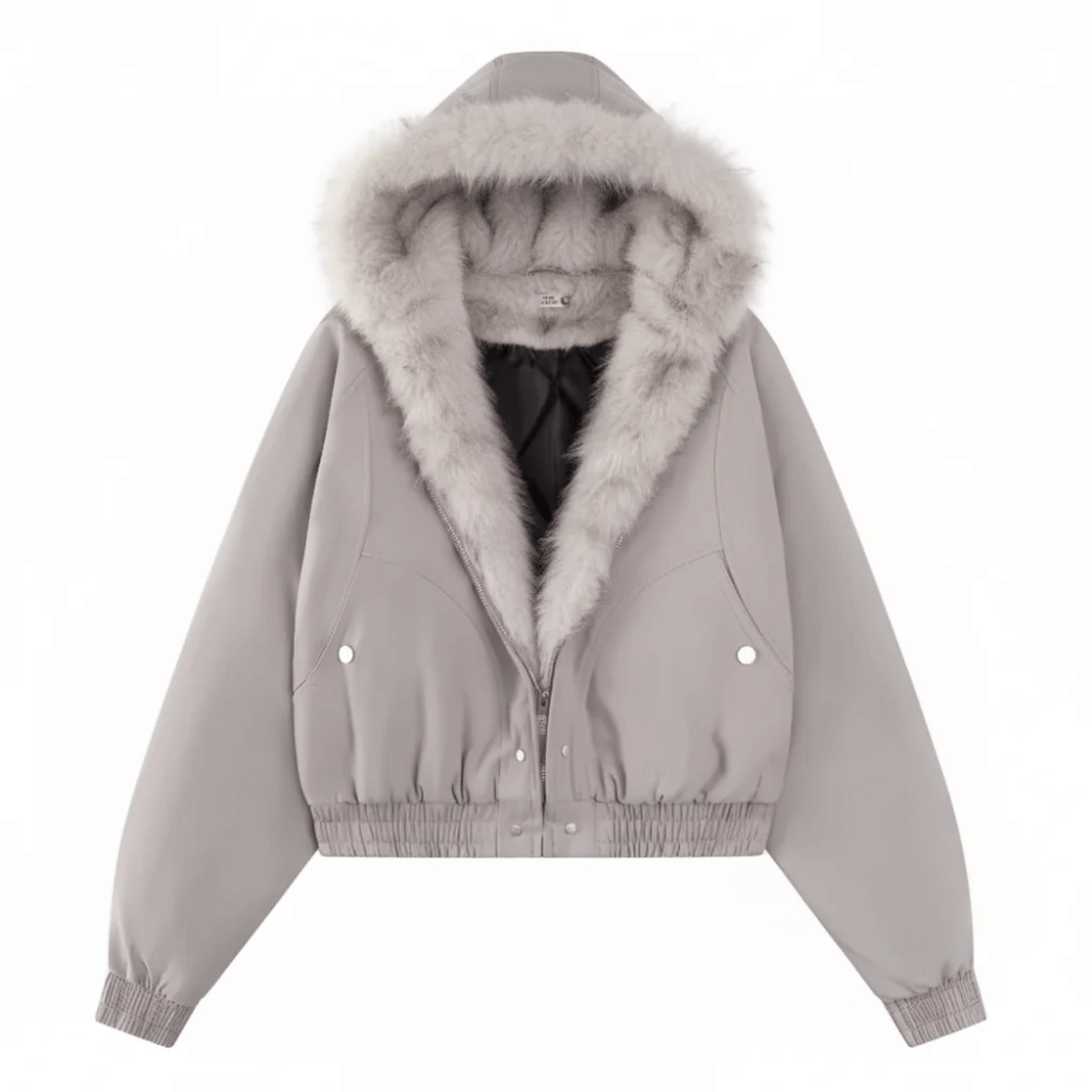 Sherpa puffer jacket