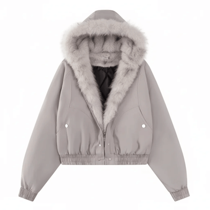 Sherpa puffer jacket