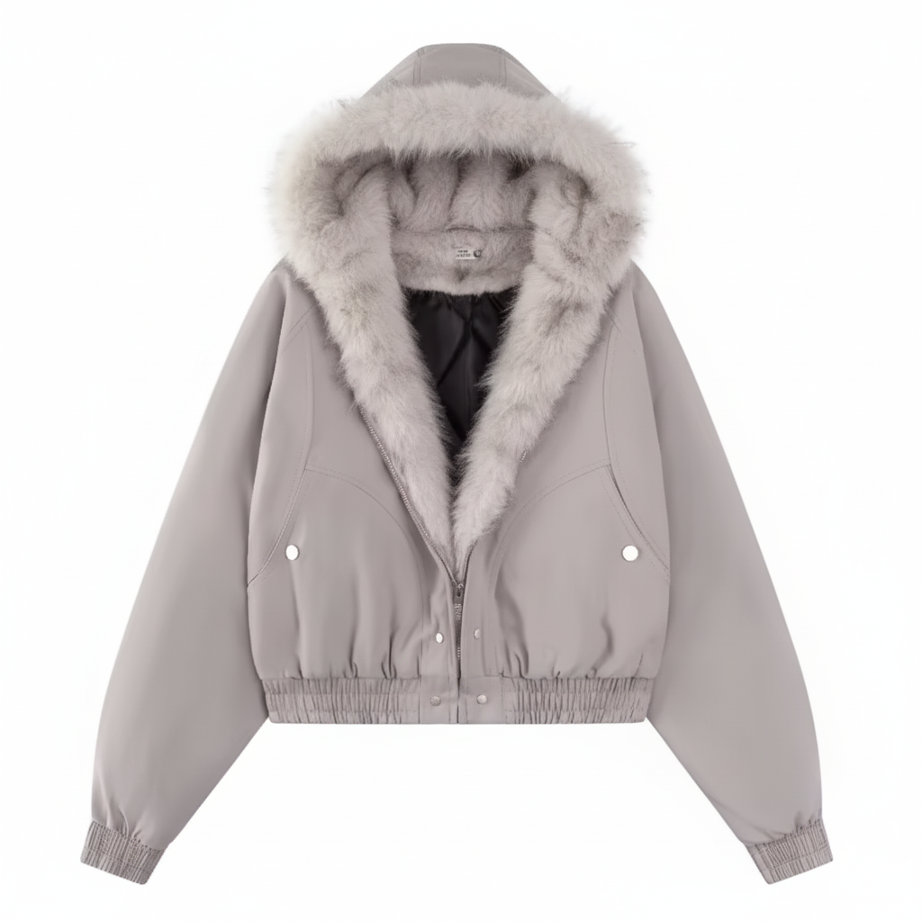 Sherpa puffer jacket
